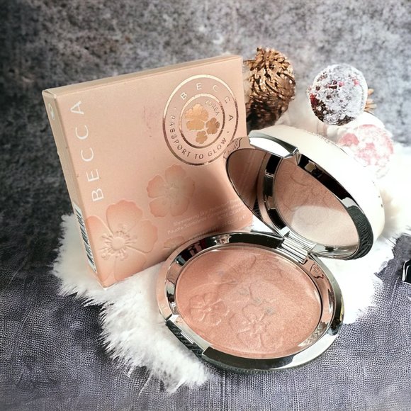Becca Shimmering Skin Perfector Highlighter ROSE QUARTZ Passport to Glow Korea - Picture 2 of 14